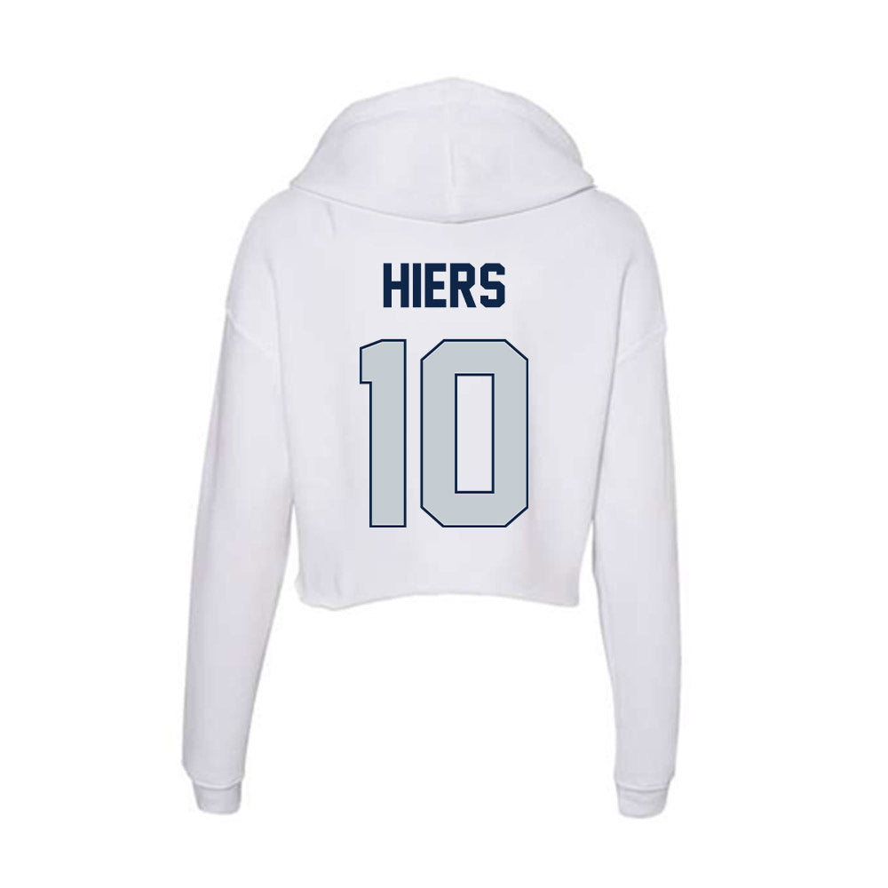 Samford - NCAA Football : Michael Hiers - Women's Crop Fleece Hoodie-1