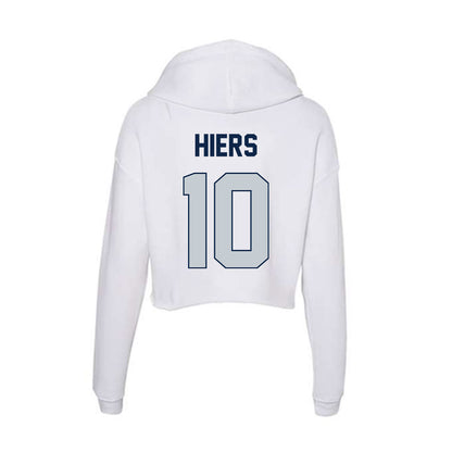 Samford - NCAA Football : Michael Hiers - Women's Crop Fleece Hoodie-1