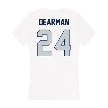 Samford - NCAA Football : Edwin Dearman - Women's V-Neck T-Shirt-1