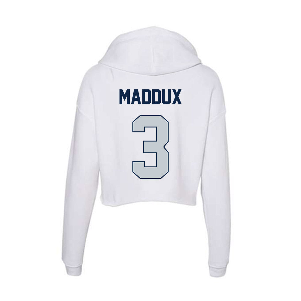 Samford - NCAA Football : Caidan Maddux - Women's Crop Fleece Hoodie-1