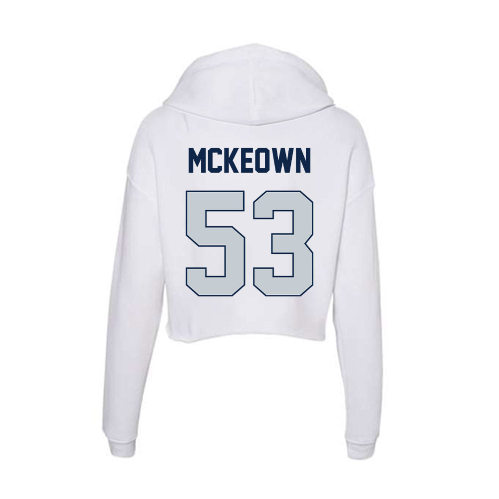 Samford - NCAA Football : Kaden McKeown - Women's Crop Fleece Hoodie-1