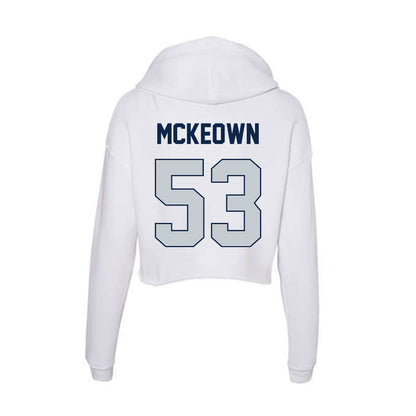 Samford - NCAA Football : Kaden McKeown - Women's Crop Fleece Hoodie-1