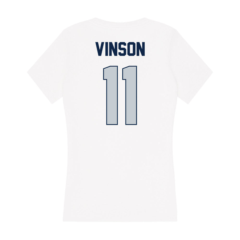 Samford - NCAA Football : Rayf Vinson - Women's V-Neck T-Shirt-1