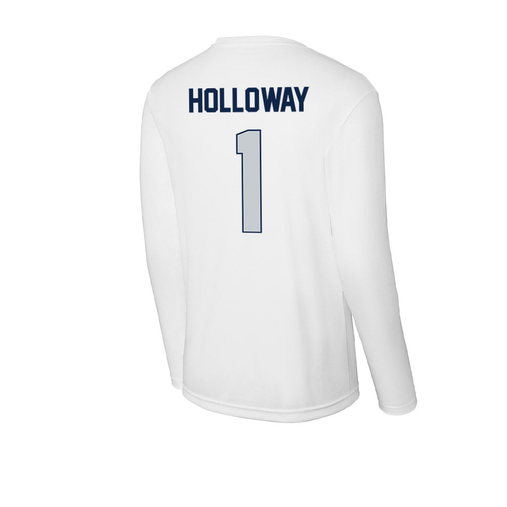 Samford - NCAA Men's Basketball : Joshua Holloway - Performance Long Sleeve T-Shirt-1