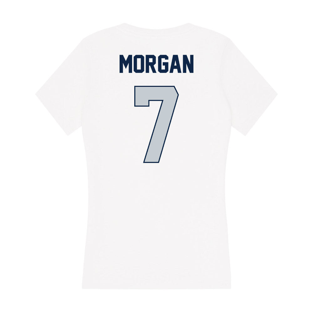 Samford - NCAA Women's Volleyball : Kate Morgan - Women's V-Neck T-Shirt-1