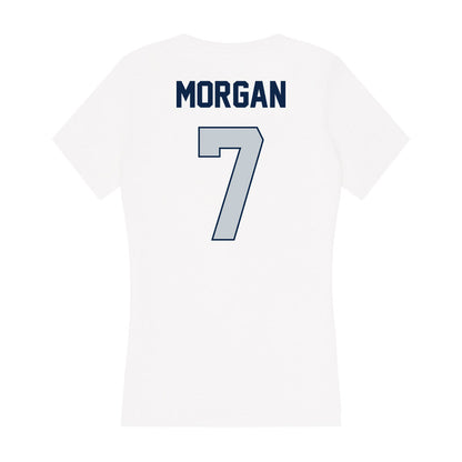 Samford - NCAA Women's Volleyball : Kate Morgan - Women's V-Neck T-Shirt-1