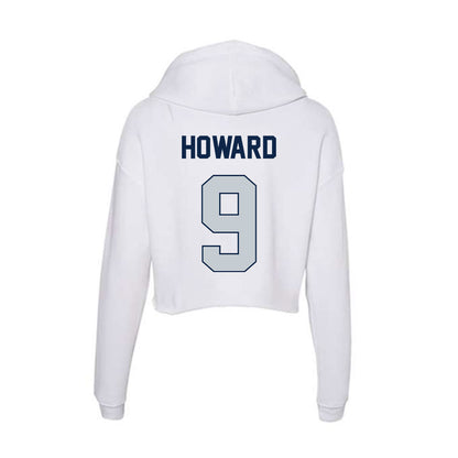 Samford - NCAA Football : Mack Howard - Women's Crop Fleece Hoodie-1