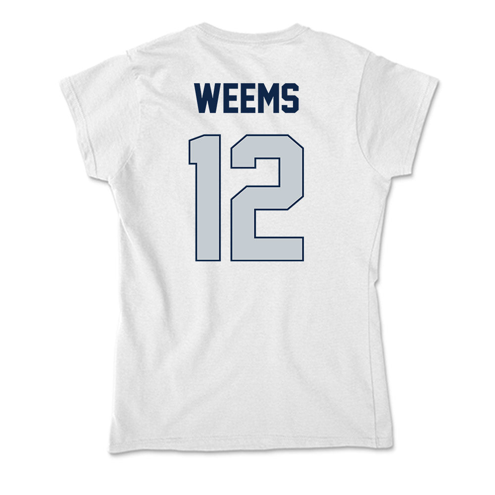 Samford - NCAA Softball : Shannon Weems - Soft Style Women’s T-Shirt-1