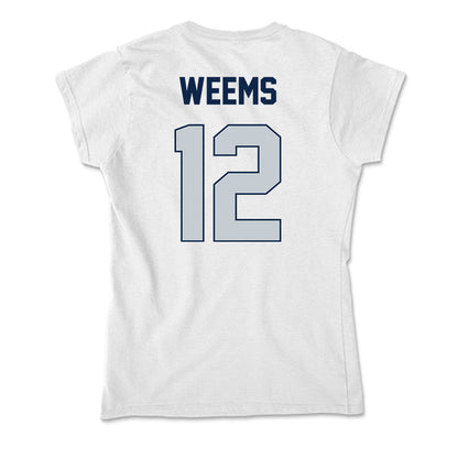 Samford - NCAA Softball : Shannon Weems - Soft Style Women’s T-Shirt-1