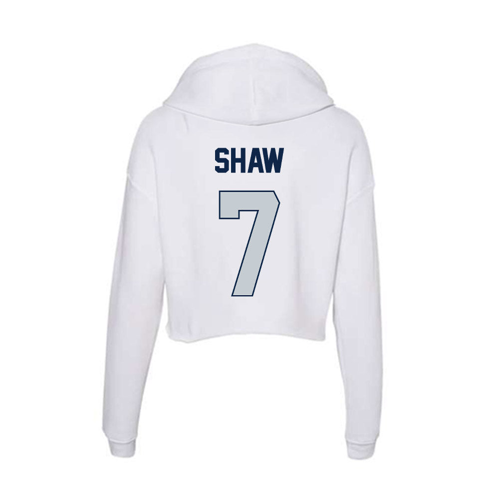 Samford - NCAA Softball : Olivia Shaw - Women's Crop Fleece Hoodie-1