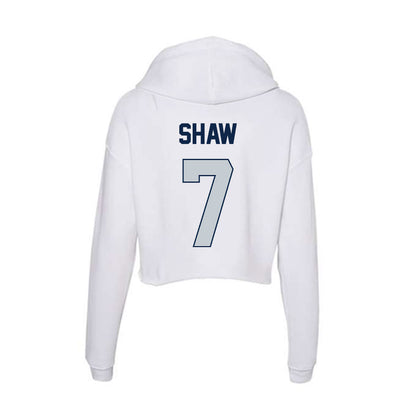 Samford - NCAA Softball : Olivia Shaw - Women's Crop Fleece Hoodie-1