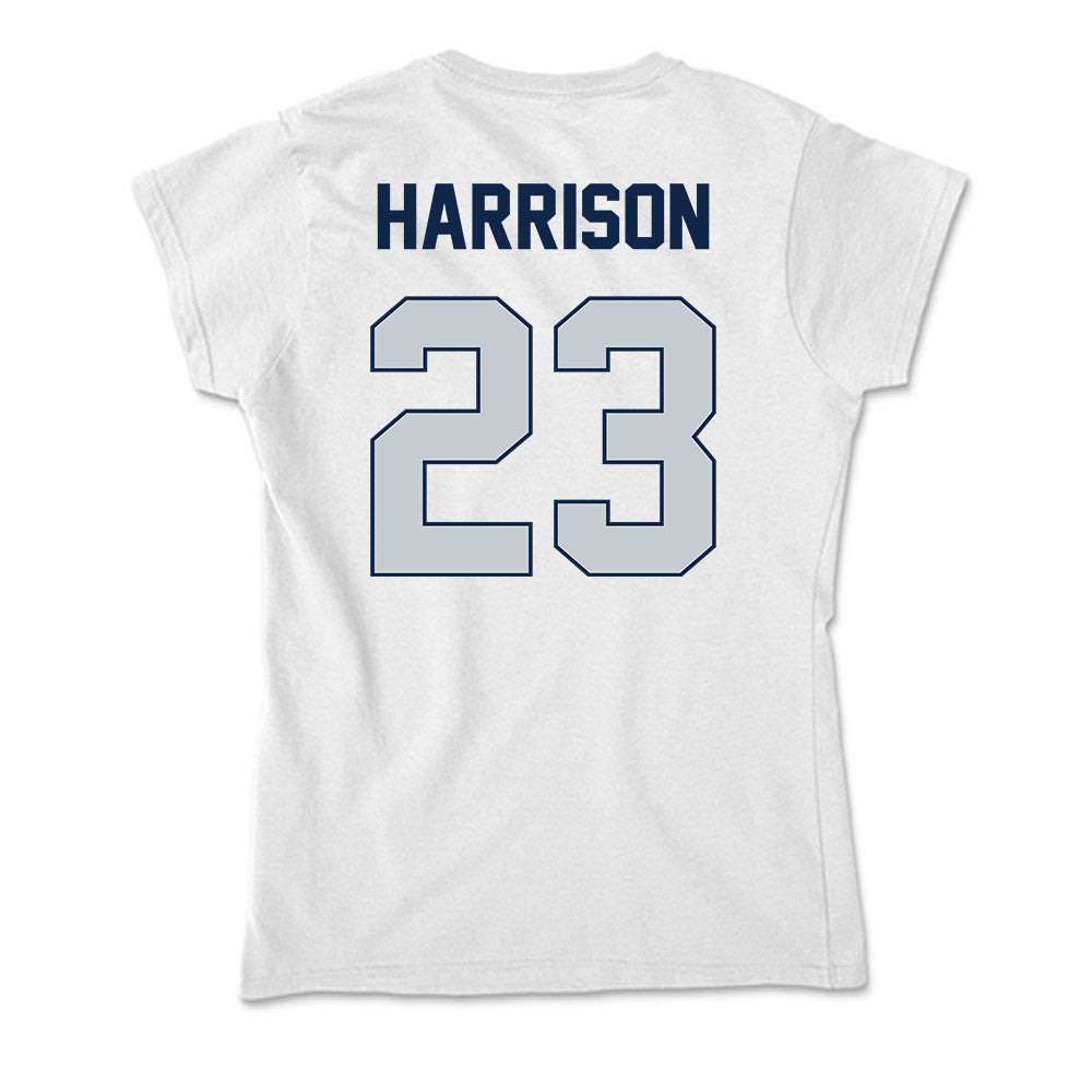 Samford - NCAA Men's Basketball : Caleb Harrison - Soft Style Women’s T-Shirt-1