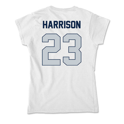 Samford - NCAA Men's Basketball : Caleb Harrison - Soft Style Women’s T-Shirt-1