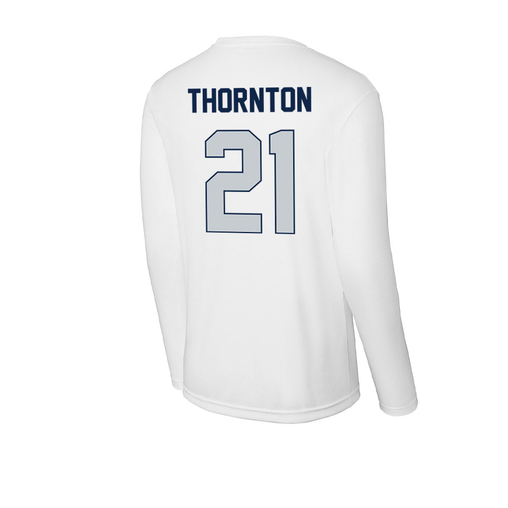 Samford - NCAA Football : Malik Thornton - Activewear Long Sleeve T-Shirt-1