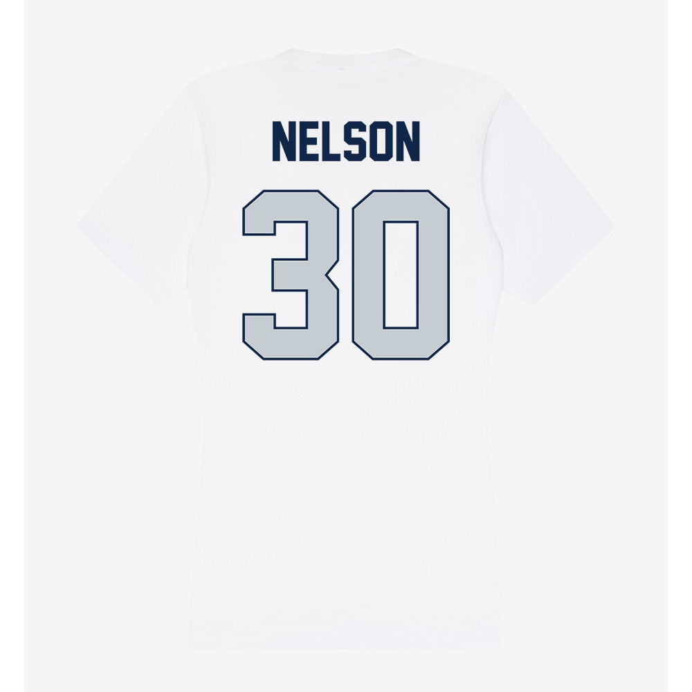 Samford - NCAA Softball : Ella Nelson - Women's V-Neck T-Shirt-1