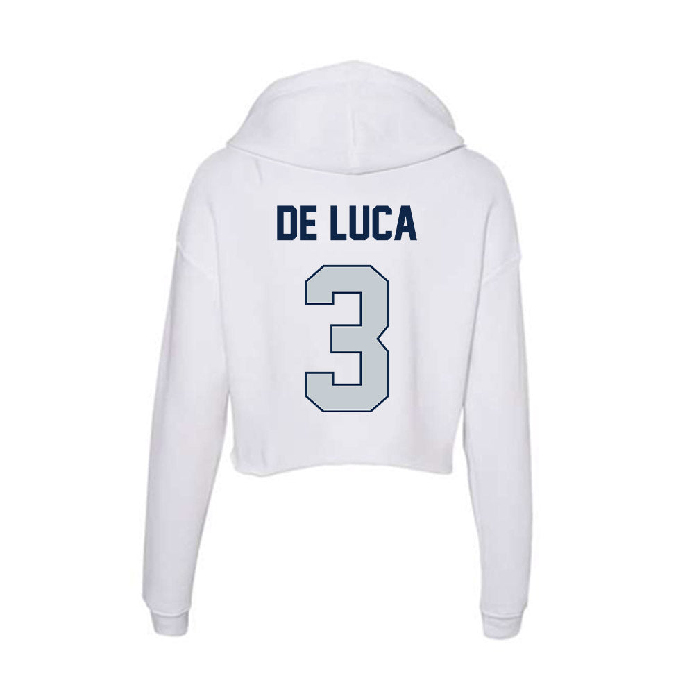 Samford - NCAA Women's Soccer : Samantha De Luca - Women's Crop Fleece Hoodie-1