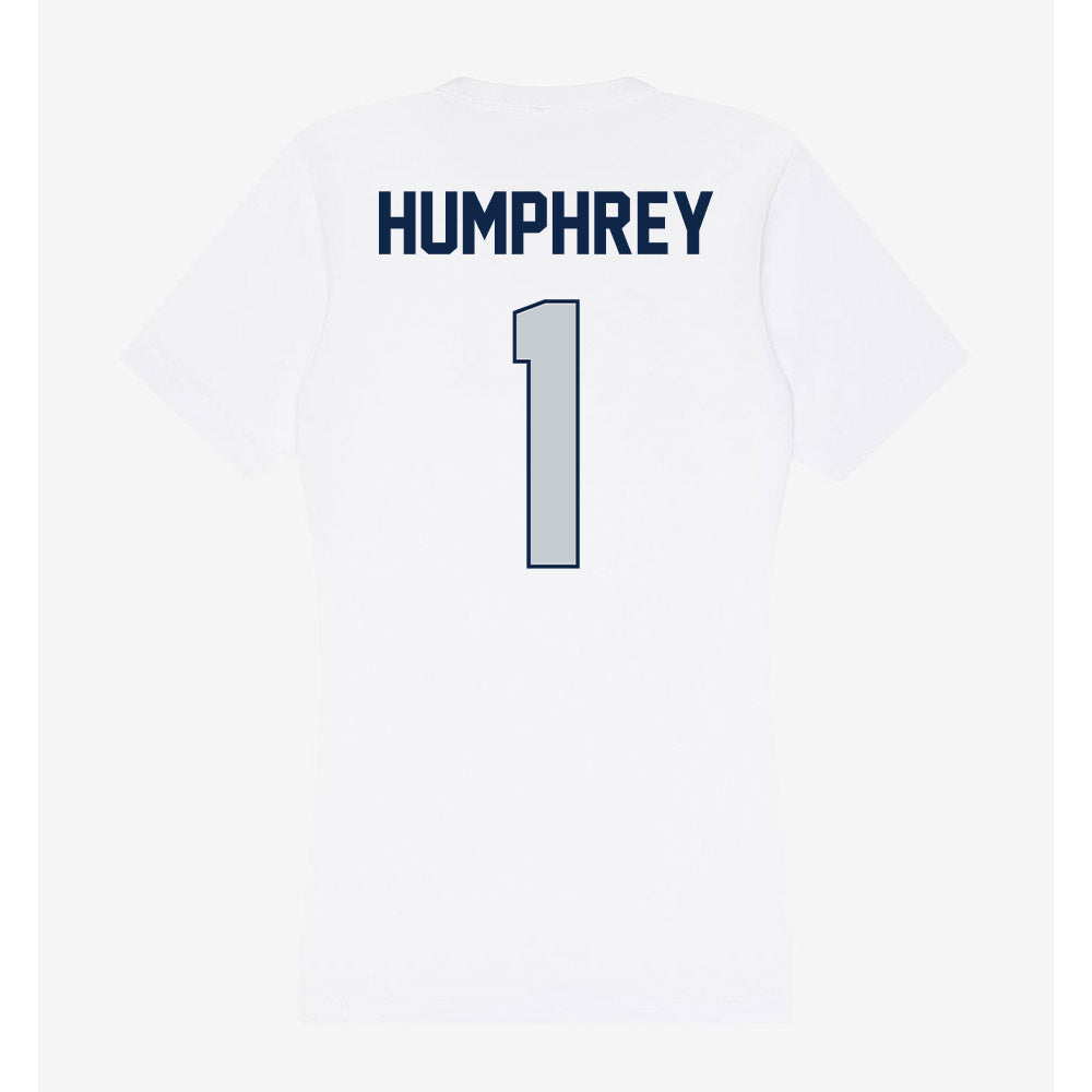 Samford - NCAA Men's Basketball : DaJion Humphrey - Women's V-Neck T-Shirt-1