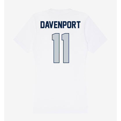 Samford - NCAA Men's Basketball : Cooper Davenport - Women's V-Neck T-Shirt-1