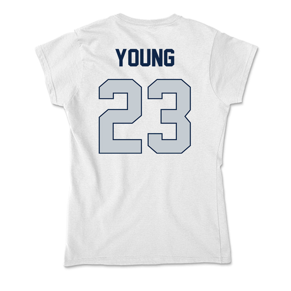 Samford - NCAA Football : Noah Young - Soft Style Women’s T-Shirt-1