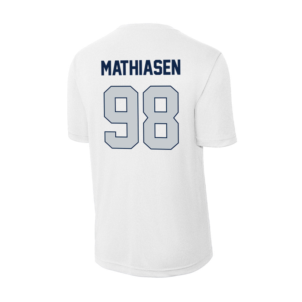 Samford - NCAA Football : Joshua Mathiasen - Performance T-Shirt-1