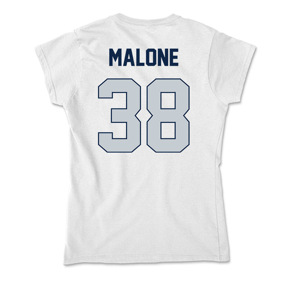 Samford - NCAA Baseball : John Malone - Soft Style Women’s T-Shirt-1