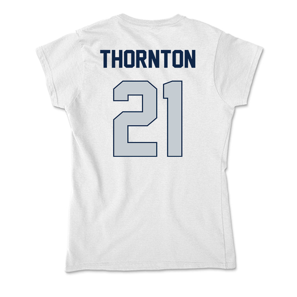 Samford - NCAA Football : Malik Thornton - Soft Style Women’s T-Shirt-1
