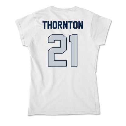 Samford - NCAA Football : Malik Thornton - Soft Style Women’s T-Shirt-1