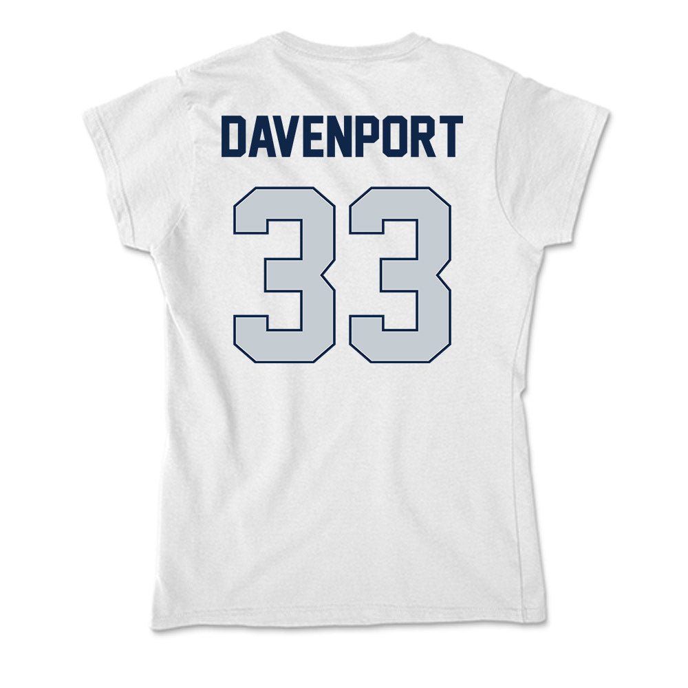 Samford - NCAA Football : Theodore Davenport - Soft Style Women’s T-Shirt-1