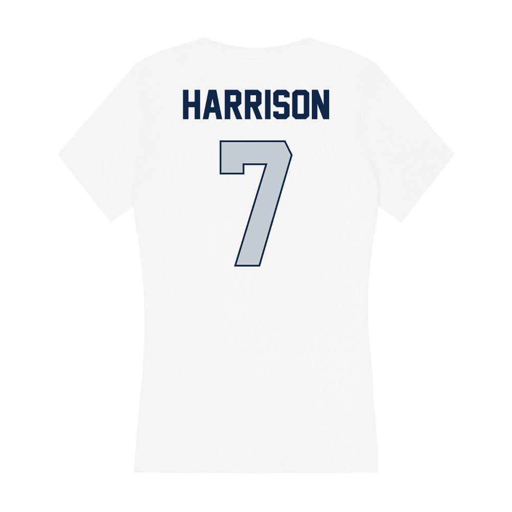 Samford - NCAA Men's Tennis : Seb Harrison - Women's V-Neck T-Shirt-1