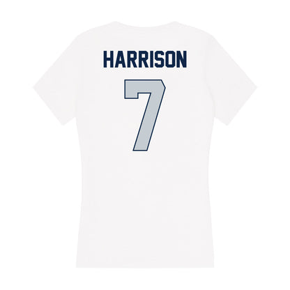 Samford - NCAA Men's Tennis : Seb Harrison - Women's V-Neck T-Shirt-1