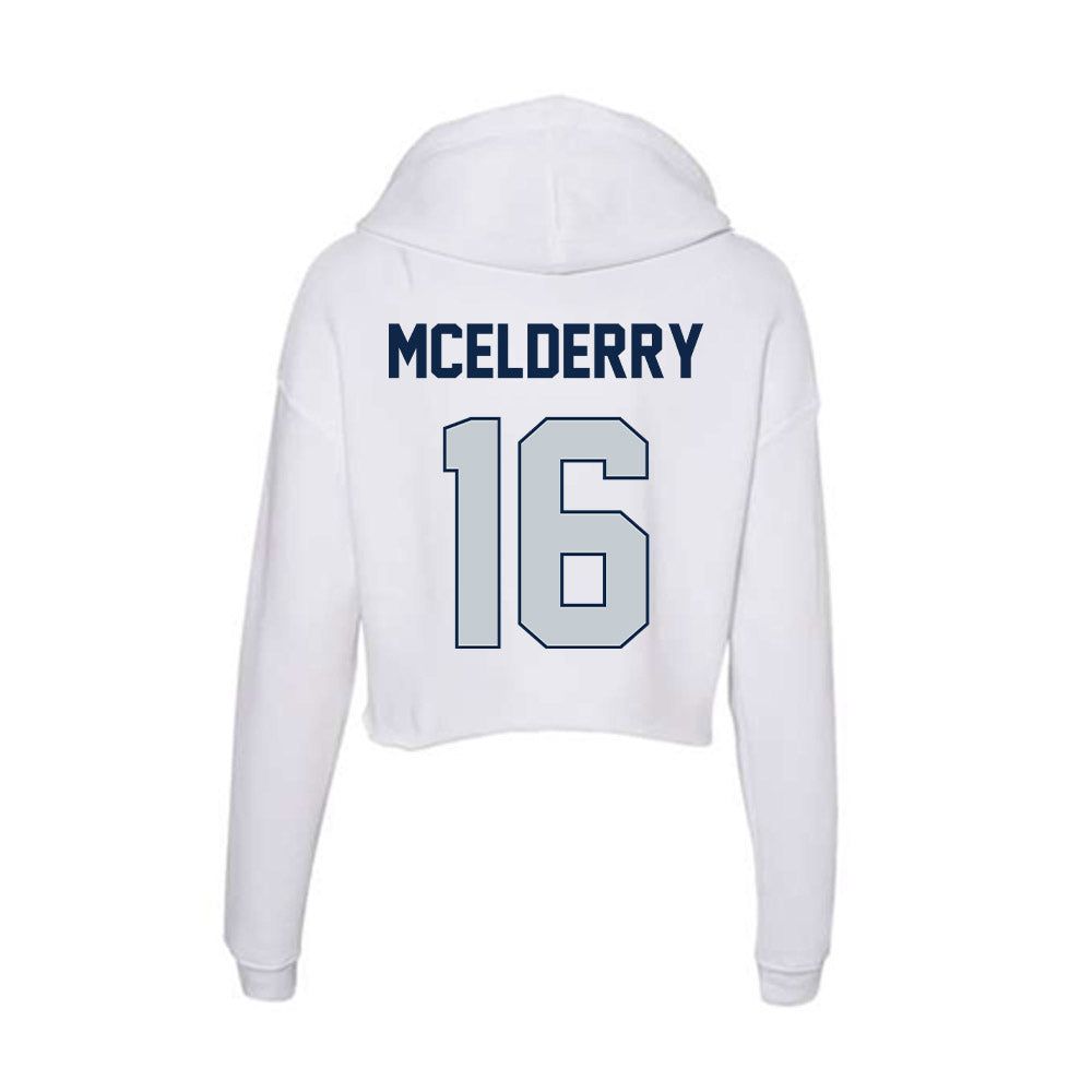 Samford - NCAA Women's Soccer : Brigid McElderry - Women's Crop Fleece Hoodie-1