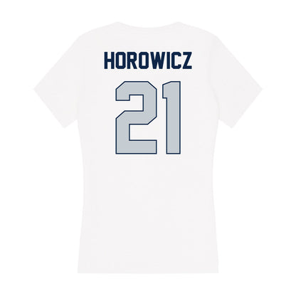 Samford - NCAA Baseball : Bear Horowicz - Women's V-Neck T-Shirt-1