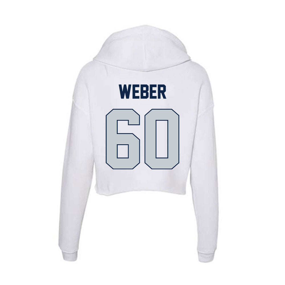 Samford - NCAA Football : Hank Weber - Women's Crop Fleece Hoodie-1