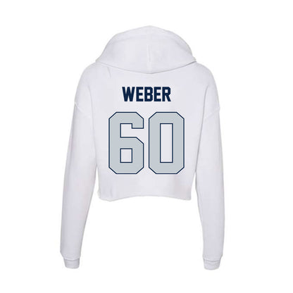 Samford - NCAA Football : Hank Weber - Women's Crop Fleece Hoodie-1