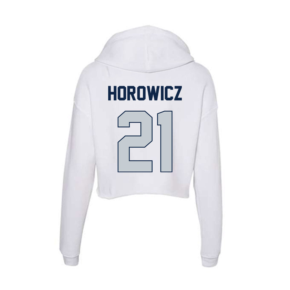 Samford - NCAA Baseball : Bear Horowicz - Women's Crop Fleece Hoodie-1