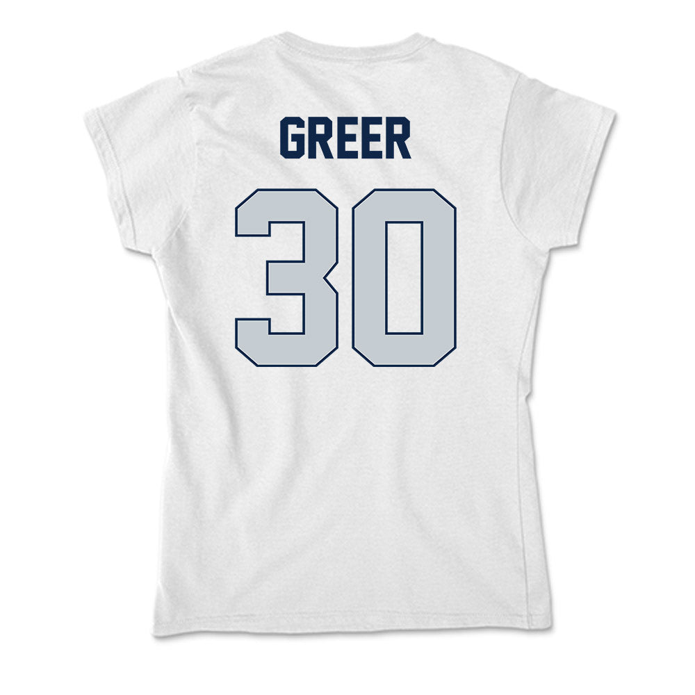 Samford - NCAA Football : Cooper Greer - Soft Style Women’s T-Shirt-1