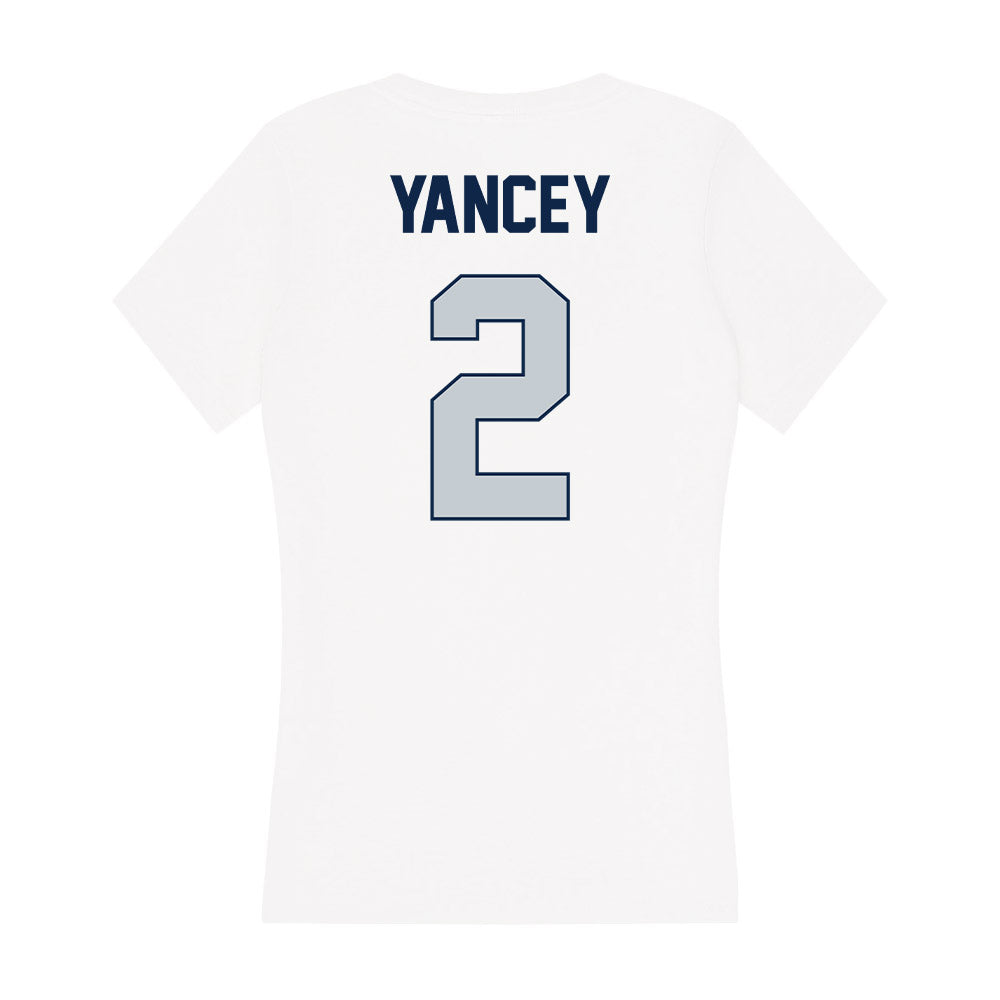 Samford - NCAA Football : Jalik Yancey - Women's V-Neck T-Shirt-1