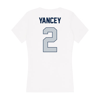 Samford - NCAA Football : Jalik Yancey - Women's V-Neck T-Shirt-1