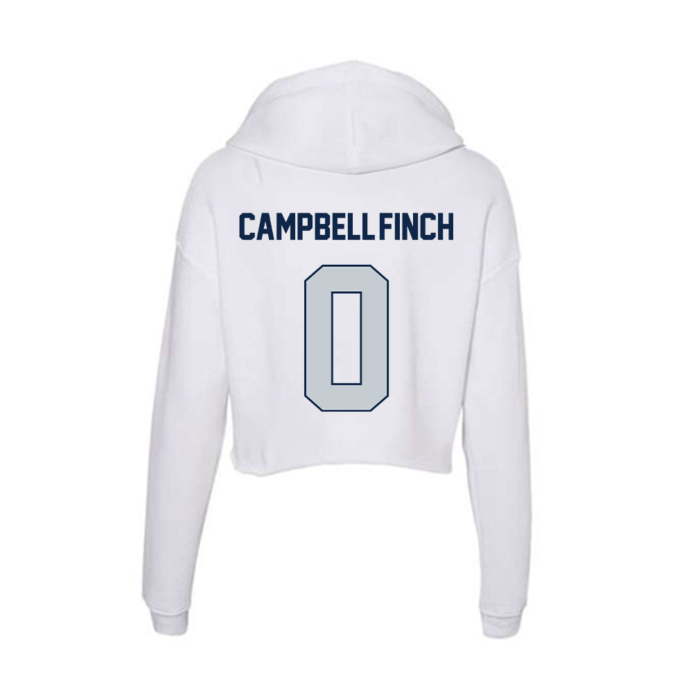 Samford - NCAA Men's Basketball : Isaiah Campbell-Finch - Women's Crop Fleece Hoodie-1
