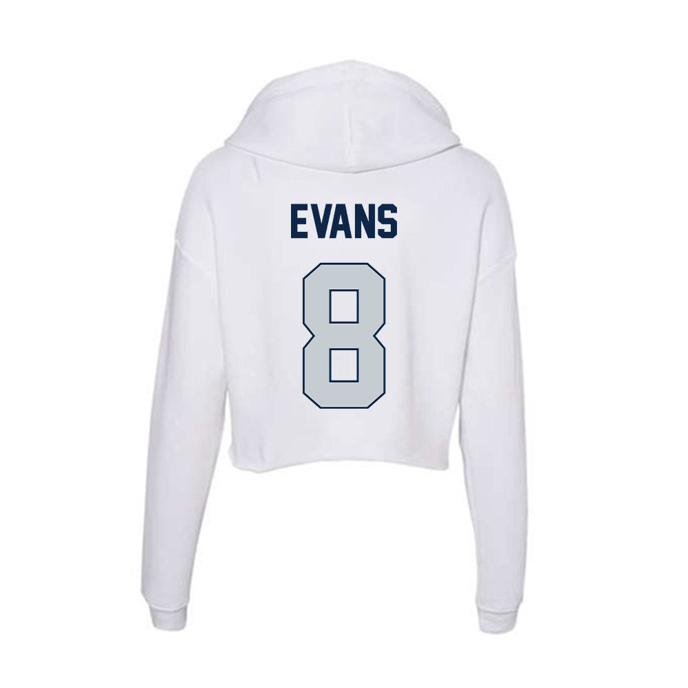 Samford - NCAA Women's Volleyball : Ashley Evans - Women's Crop Fleece Hoodie-1