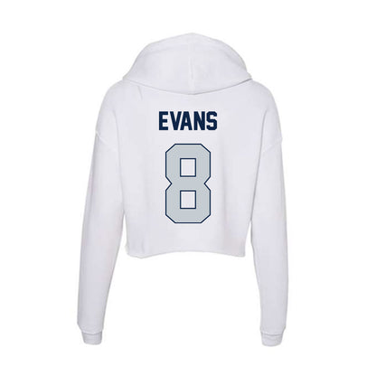 Samford - NCAA Women's Volleyball : Ashley Evans - Women's Crop Fleece Hoodie-1