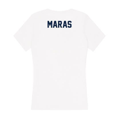 Samford - NCAA Women's Tennis : Sam Maras - Women's V-Neck T-Shirt-1