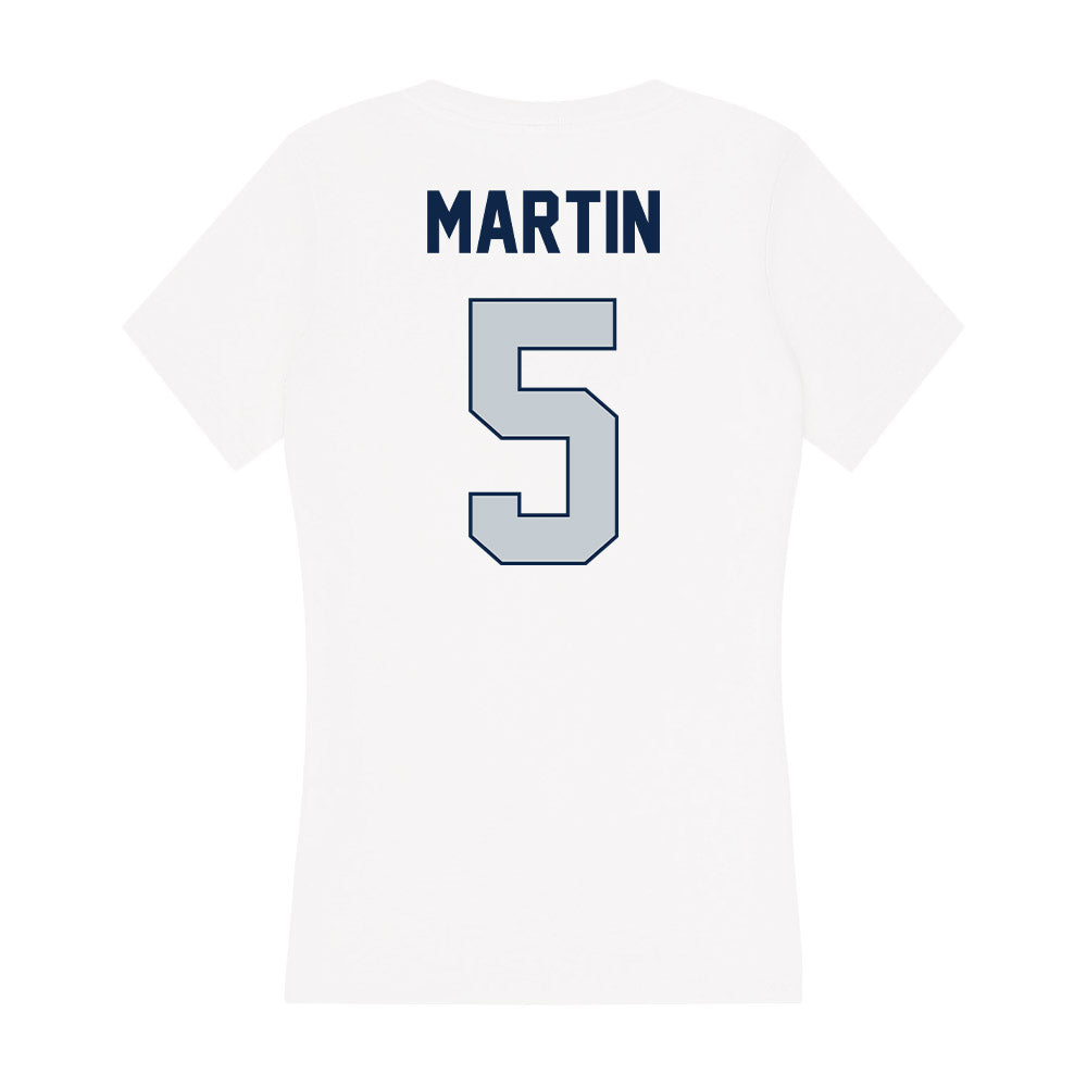 Samford - NCAA Football : Noah Martin - Women's V-Neck T-Shirt-1