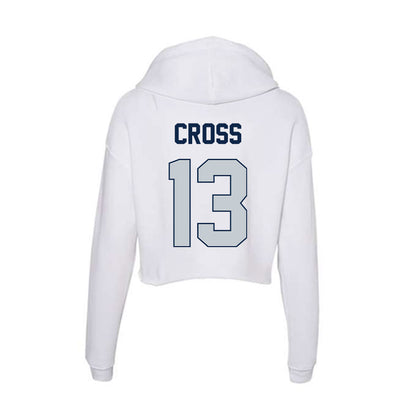 Samford - NCAA Football : Logan Cross - Women's Crop Fleece Hoodie-1