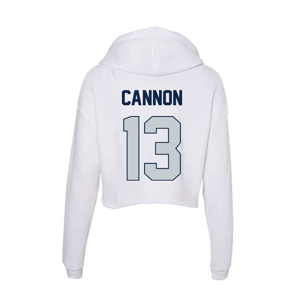 Samford - NCAA Football : Jamari Cannon - Women's Crop Fleece Hoodie-1