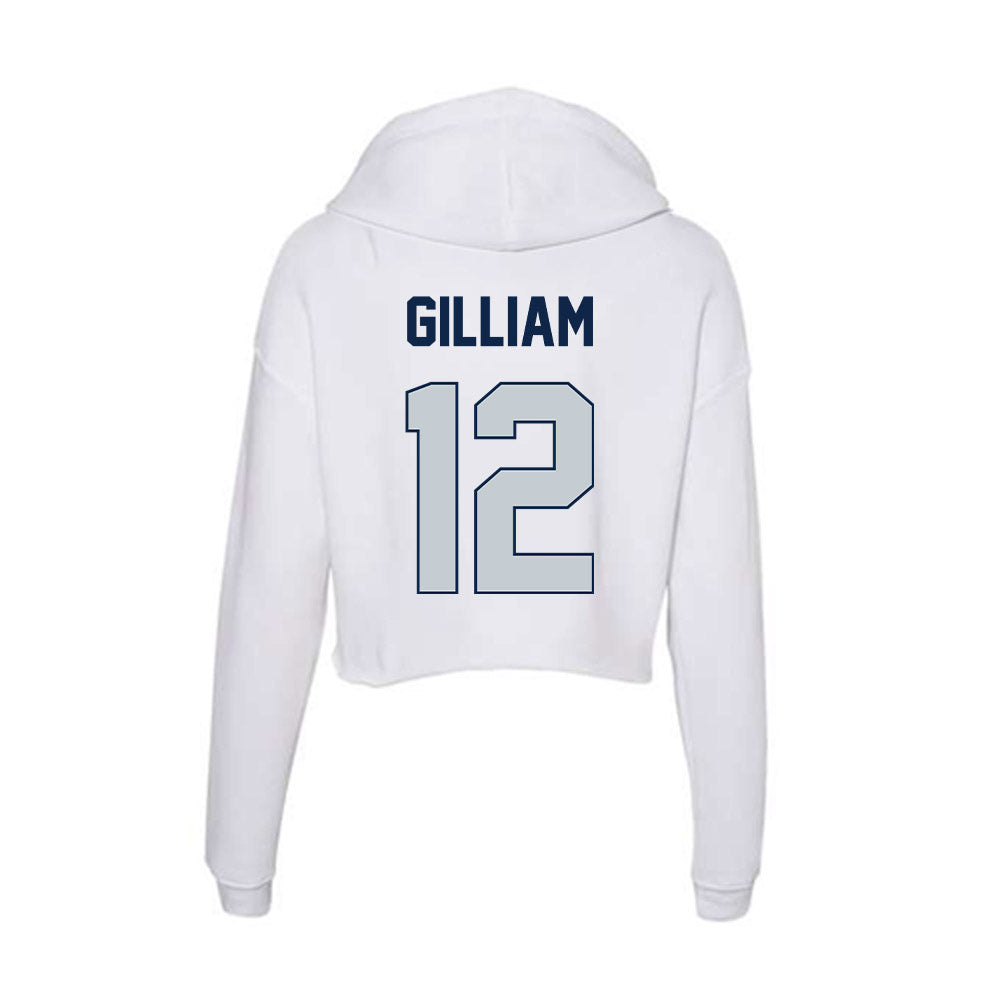 Samford - NCAA Football : Charlie Gilliam - Women's Crop Fleece Hoodie-1