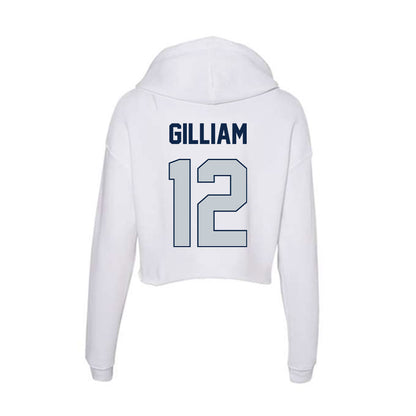 Samford - NCAA Football : Charlie Gilliam - Women's Crop Fleece Hoodie-1