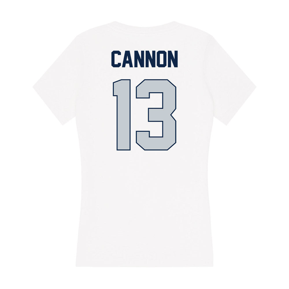 Samford - NCAA Football : Jamari Cannon - Women's V-Neck T-Shirt-1