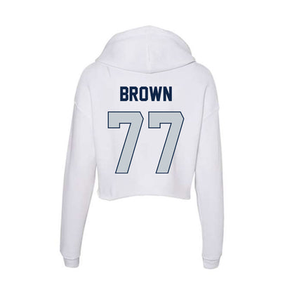 Samford - NCAA Football : Zach Brown - Women's Crop Fleece Hoodie-1