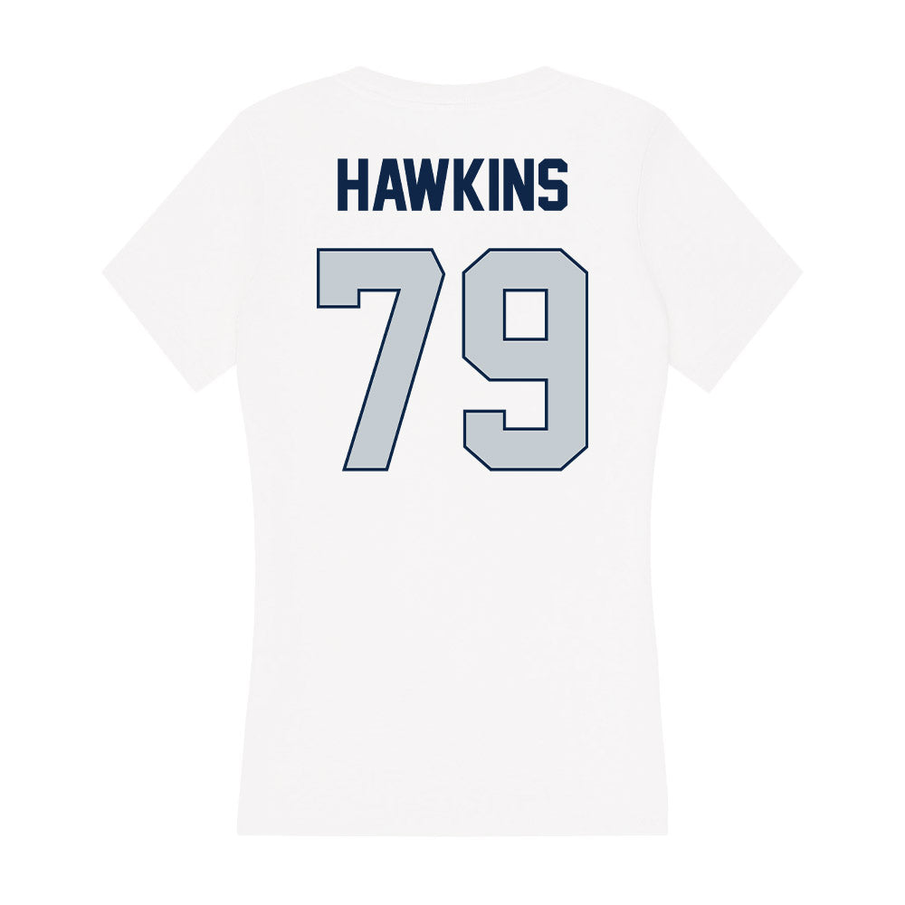 Samford - NCAA Football : Donovan Hawkins - Women's V-Neck T-Shirt-1